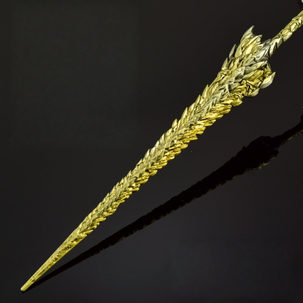 Nakorara　エルデンリング　竜王の岩剣　30cm　ミニチュア　武器モデル　竜王プラキドサクス　アクセサリー　レプリカ　namini010
