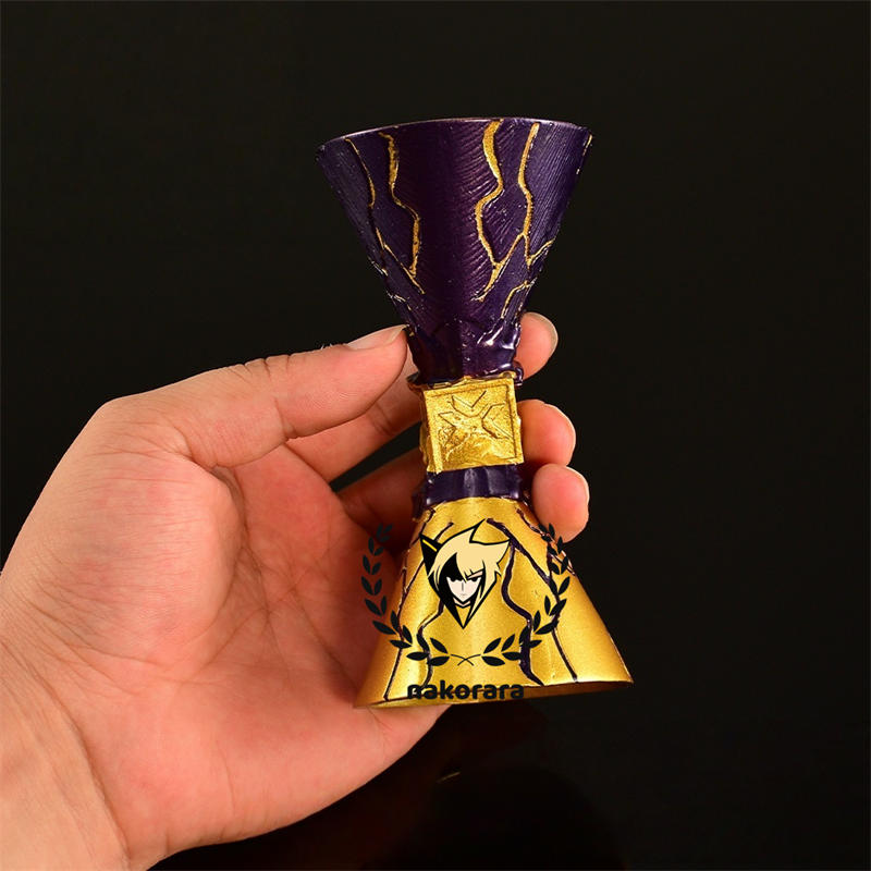 Nakorara　VALORANT ヴァロラント Champions 2025　VCT チャンピオンカップ 合金モデル ミニサイズ（12.5cm） ゲームトロフィー コレクターズアイテム ダイカスト工芸品 静物ディスプレイ　