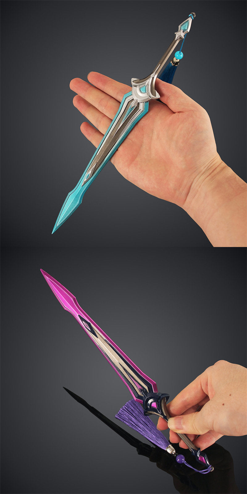 Nakorara　Valorant 　インターヘルム ソード　ミニチュア　29㎝　139g　武器レプリカ ヴァロラント 　工芸品　アクセサリー　武器ファン　