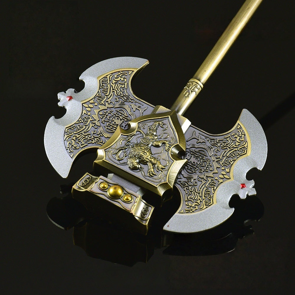 Nakorara　エルデンリング ゴドリックの王斧　ミニチュア モデル　23cm 　王斧　工芸品　ダイキャスト製 卓上装飾　