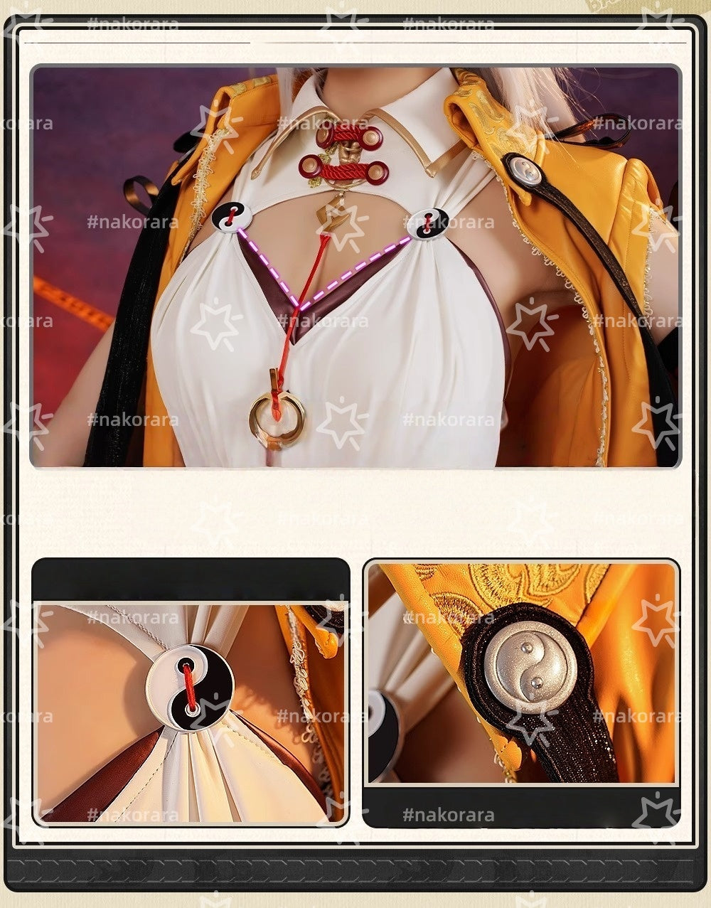 Nakorara ゼンゼロ イーシェン　コスプレ衣装　儀玄　コスプレ　
