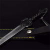 Nakoraraスカイリム Skyrim V ナイチンゲールの剣＋革 22cm 片手剣 武器 グッズ ドラゴンボーン ドヴァーキン 刀掛台付き ジ・エルダー・スクロールズ・ファイブ・スカイリム 飾り 装備品 道具 合金製 武器モデル 観賞用 置物 ミニチュア 小道具 コレクション 道具 小物