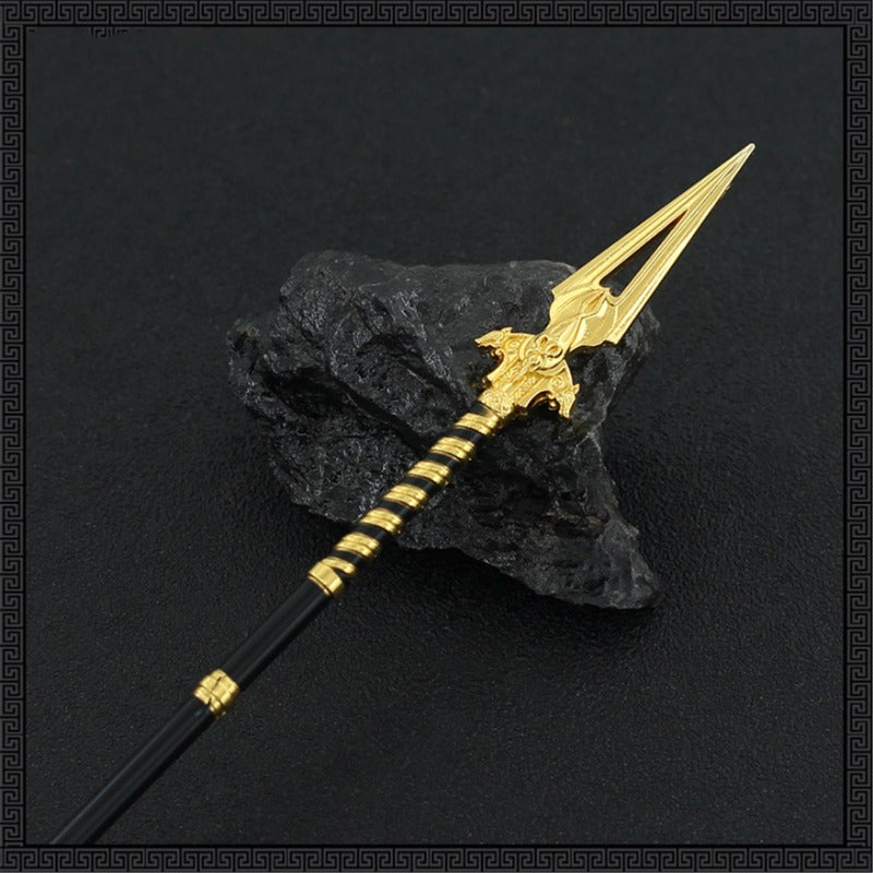 Nakorara  アサシンクリード 槍 ミニチュア 22㎝ キーホルダー キーチェーン グッズ アクセサリー インテリア装備品 ゲーム