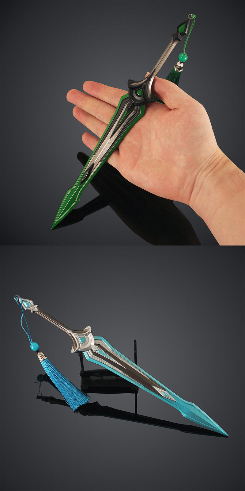 Nakorara　Valorant 　インターヘルム ソード　ミニチュア　29㎝　139g　武器レプリカ ヴァロラント 　工芸品　アクセサリー　武器ファン　