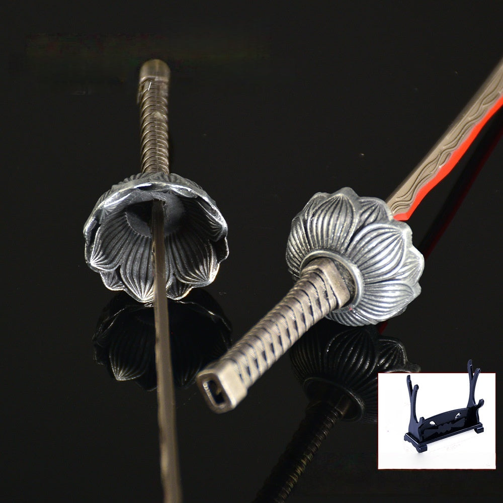 Nakorara　エルデンリング　エレオノーラの双薙刀　ミニ武器　ミニチュア　48㎝　98g　ダイキャスト製　工芸品　武器モデル　萌えグッズ