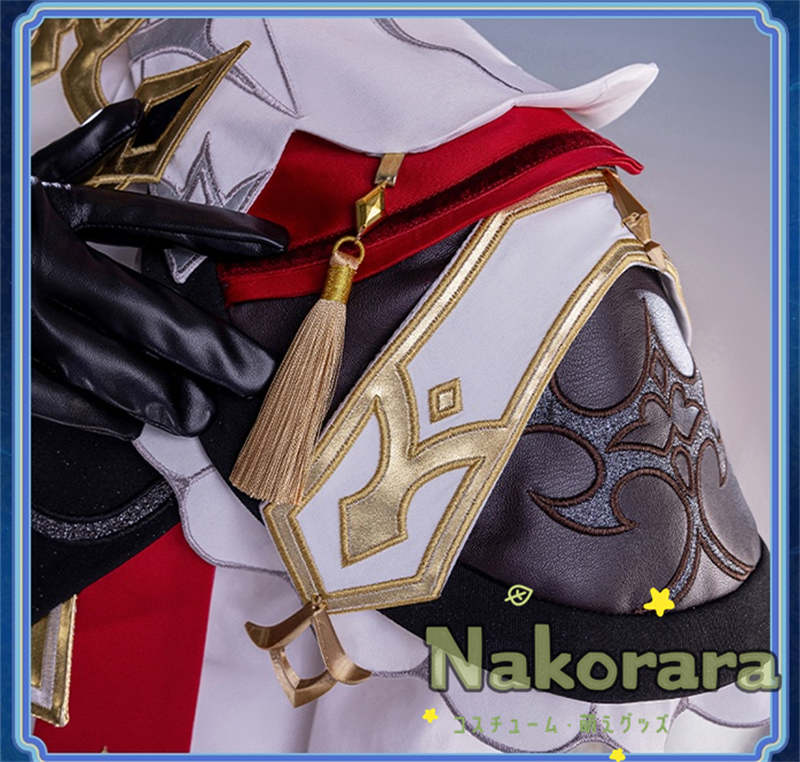 Nakorara 原神 ダリア　コスプレ衣装　帽子付き　Dahlia costume　3d樹脂製パーツ　モンド　西風教会　イベント　風神バルバトスの伝道師　ウィッグ+シューズ追加可能