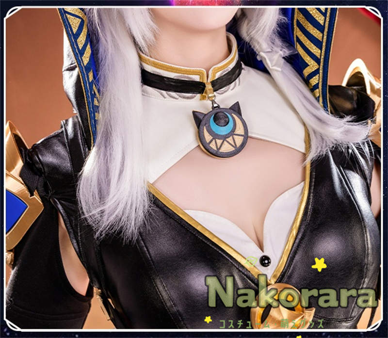 Nakorara 崩壊スターレイル サフェル コスプレ衣装 　3d樹脂製パーツ　セファリア　ウィッグ～シューズ追加可能　costume　Cipher 　仮装　사이퍼