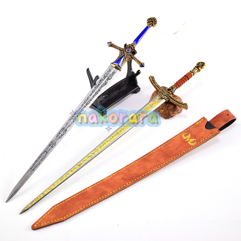 Nakorara　エルデンリング レラーナの双剣 　アクセサリー　ミニチュア　76ｇ　二本の剣　双月の騎士レラーナ」　30㎝　萌えグッズ　武器レプリカ　ELDENRING　DLC 　武器模型