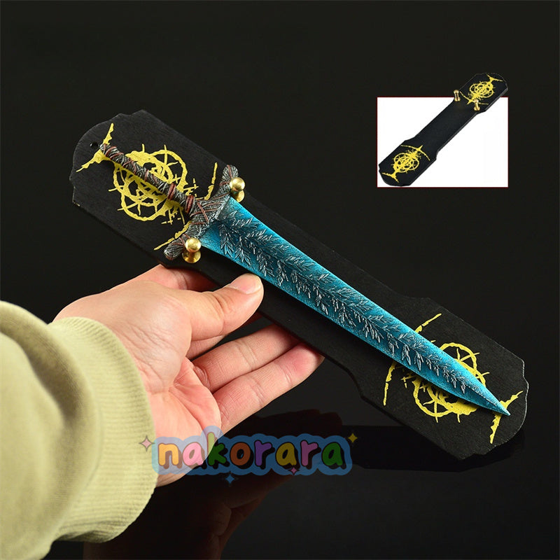 Nakorara　エルデンリング　暗月の大剣　22㎝　ミニチュア　ダイキャスト製　萌えグッズ　アクセサリー　ラニ　卓上装備品　118g