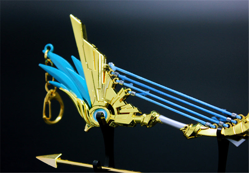 Nakorara　原神　天空の翼　17cm ミニチュア　チェーンブレイカー　武器モデル　キーホルダー　ダイキャスト製　装備品　アクセサリー　武器ファン向け　おもちゃ　レプリカ