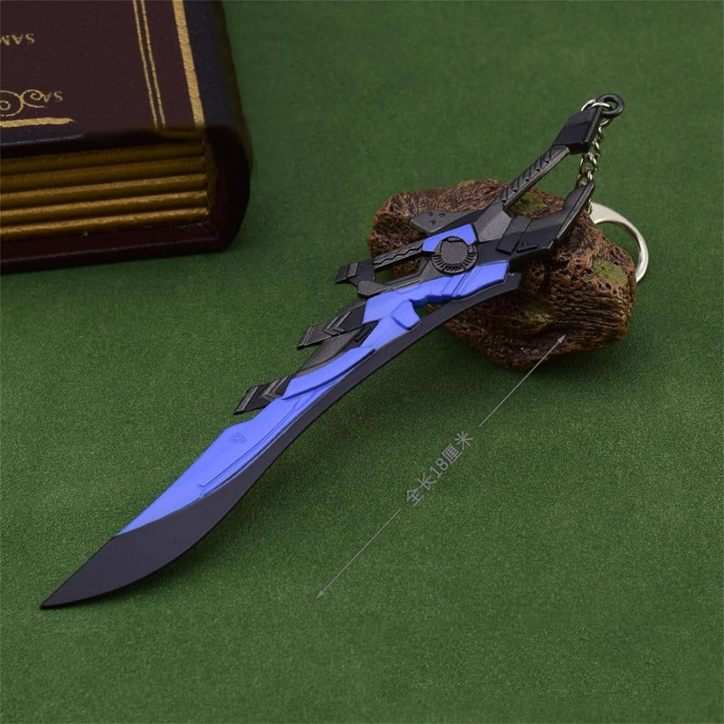 Nakorara 崩壊 スターレイル キーホルダー 刃 じん ミニ武器 22cm グッズ 唐風剣 刀剣 刀置き贈り  合金 おしゃれ  置き物 武器 おもちゃ ミニチュア インテリア 萌えグッズ