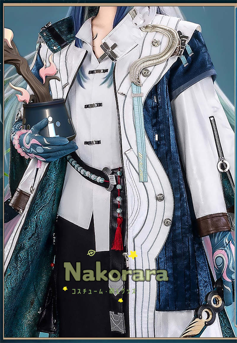 Nakorara　アークナイツ 　易くん　コスプレ衣装　角付き　costume　イベント　角付き　ウィッグ+武器追加可能　  大陸版