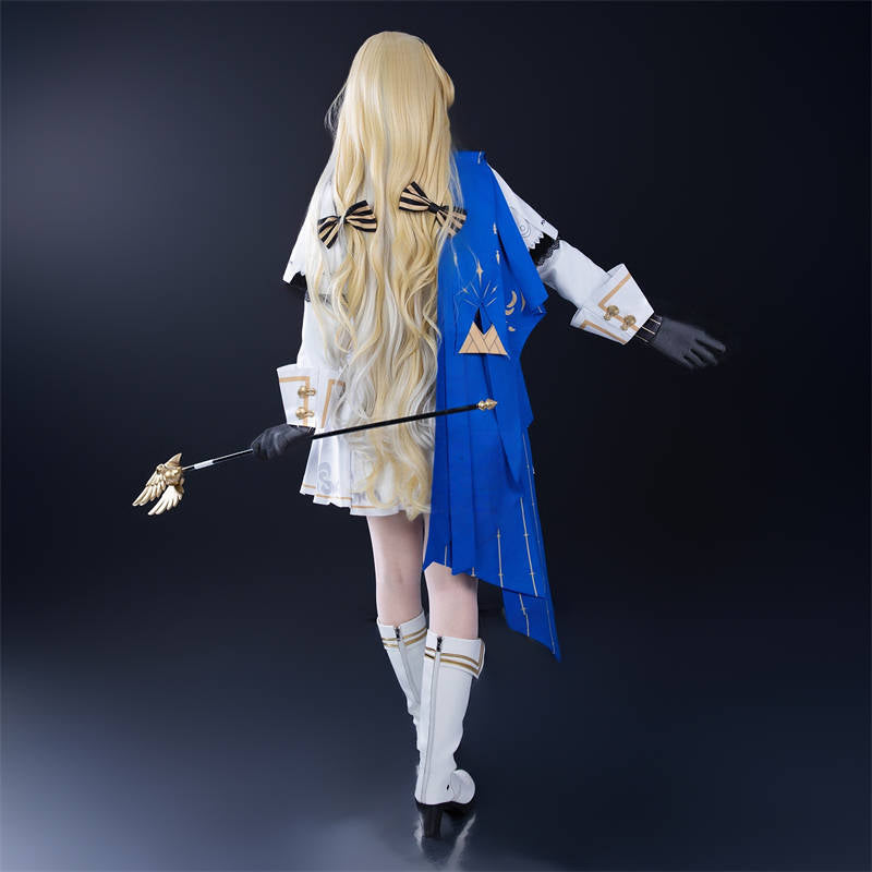 Nakorara　鳴潮 フィービー 帽子付き　コスプレ衣装　洋服風　ウィッグ　シューズ　法杖追加可能