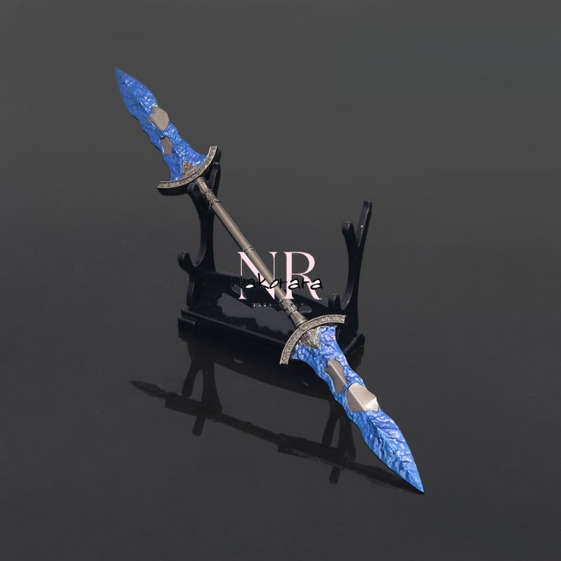 Nakorara エルデンリング ガーゴイルの黒両刃 22cm ダイキャスト製　モデル　武器ファン　アクセサリー　おもちゃ　武器ファン向け