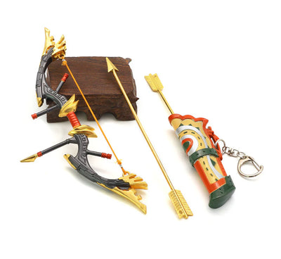 nakorara ゼルダの伝説 オオワシの弓 17cm ダイキャスト製　ミニチュア　フィギュアスケート　装備品　おもちゃ　合金製