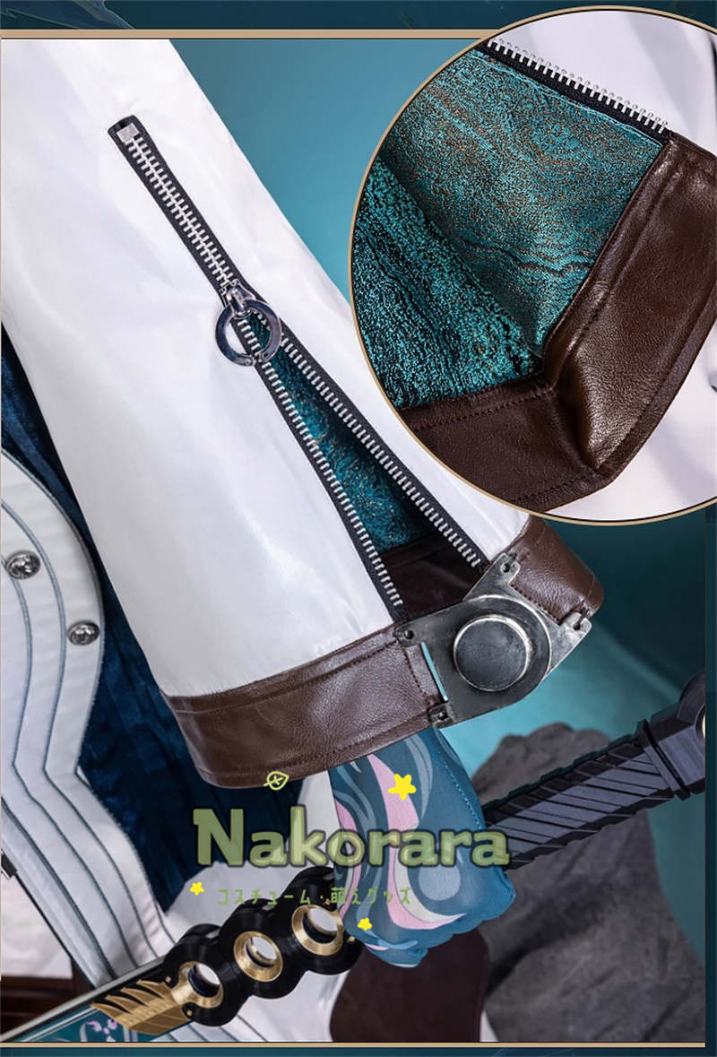 Nakorara　アークナイツ 　易くん　コスプレ衣装　角付き　costume　イベント　角付き　ウィッグ+武器追加可能　  大陸版