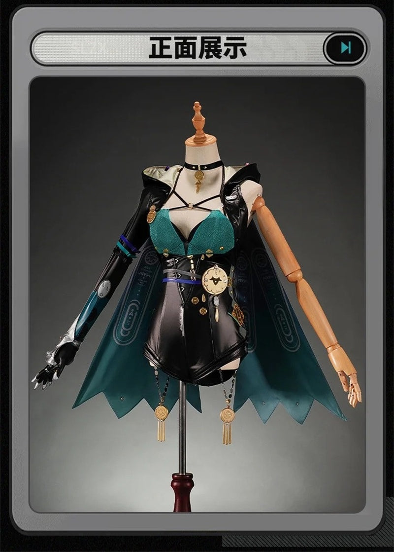 Nakorara ゼンレスゾーンゼロ ルシア・エロウェン コスプレ衣装 | 光る3Dバックパネル付属 | 公式色再現