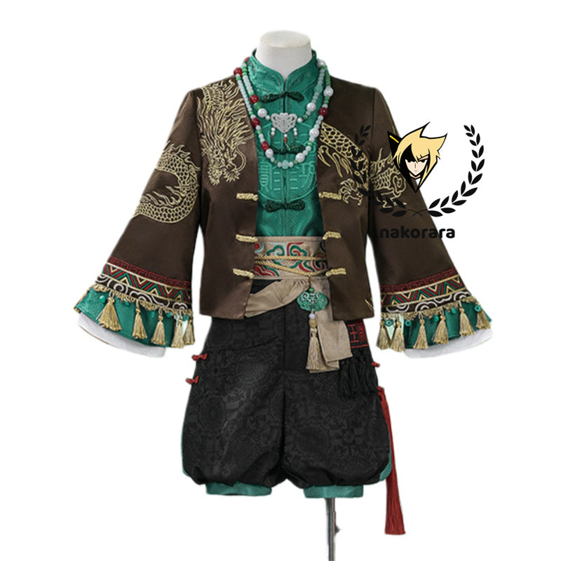 Nakorara 第五人格 × 故宫観唐  コラボ  画家 SSR衣装 画家-掌中の刻印 コスプレフルセット コスプレ衣装 SSRコスプレセット 全21パーツ付き | 龍角・13宝石アクセサリー同梱