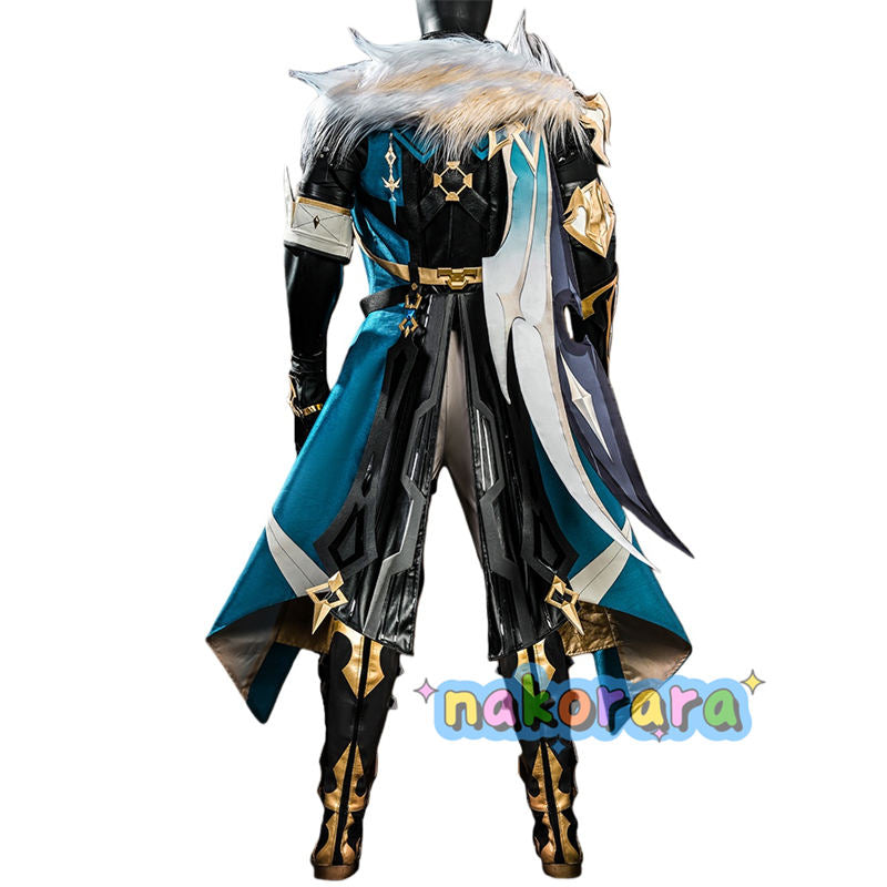 Nakorara 原神 ファルカ コスプレ衣装 3d樹脂パーツ コスチューム 北風