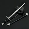 Nakorara ウィッチャー3 ワイルドハント　銀剣　 22cm 　ダイキャスト製　ミニチュア　武器モデル　アクセサリー　萌えグッズ　The Witcher 3: Wild Hunt
