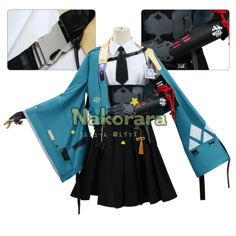 Nakorara ゼンゼロ 星見雅 コスプレ衣装　コスチューム　耳飾り付　Naz19