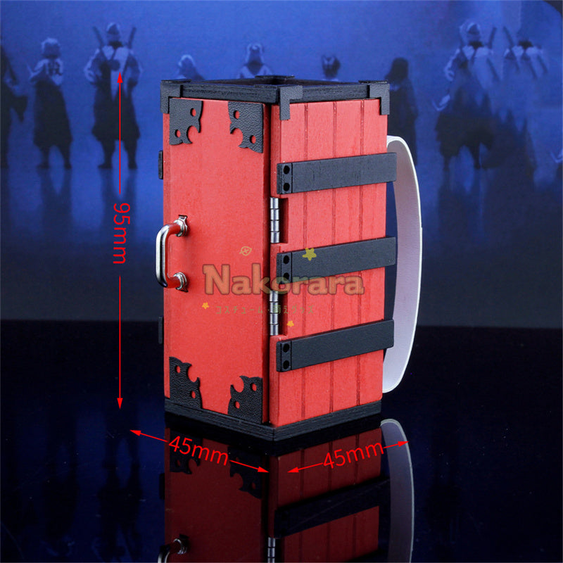 Nakorara　鬼滅の刃 竈門禰󠄀豆子 背負い箱 ミニチュア｜木製 可動式 収納可能 超精密再現