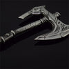 Nakoraraスカイリム Skyrim V 儀式用の斧 17cm 両手斧 武器 グッズ ドラゴンボーン ドヴァーキン 刀掛台付き ジ・エルダー・スクロールズ・ファイブ・スカイリム 飾り 装備品 道具 合金製 武器モデル 観賞用 置物 ミニチュア 小道具 コレクション 道具 小物