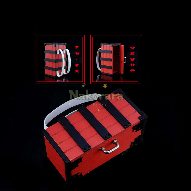 Nakorara　鬼滅の刃 竈門禰󠄀豆子 背負い箱 ミニチュア｜木製 可動式 収納可能 超精密再現