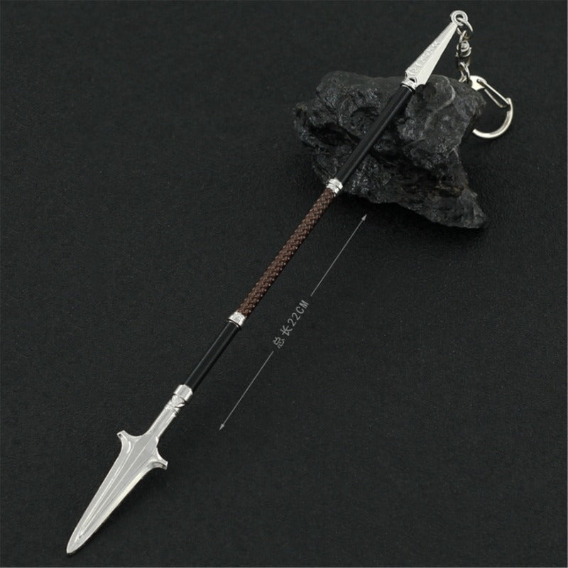 Nakorara  アサシンクリード 槍 ミニチュア 22㎝ キーホルダー キーチェーン グッズ アクセサリー インテリア装備品 ゲーム