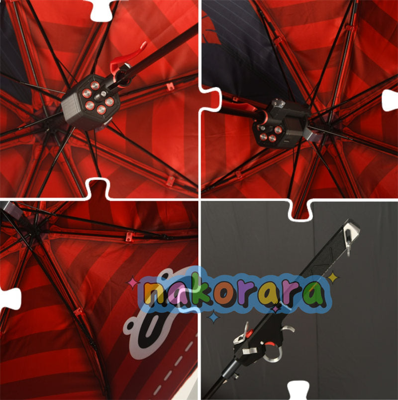 Nakorara ゼンレスゾーンゼロ　怪啖屋 浮波柚葉 　傘　コスプレ道具　Ukinami Yuzuha　PLA/ABS製・展開130cm イベント　