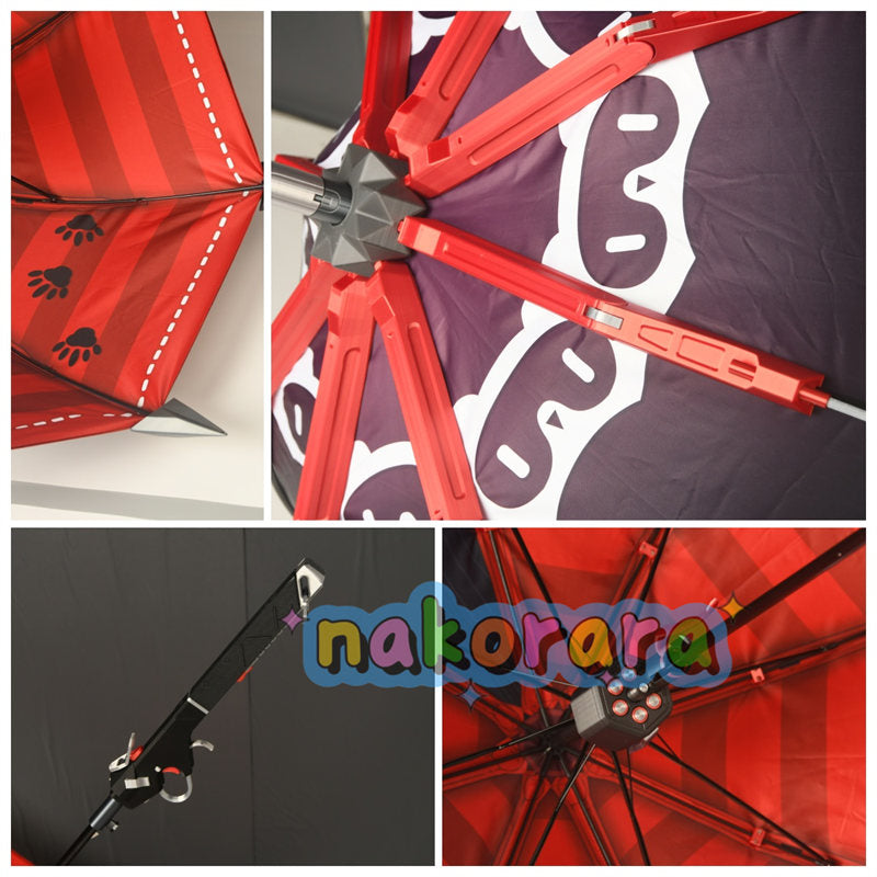 Nakorara ゼンレスゾーンゼロ　怪啖屋 浮波柚葉 　傘　コスプレ道具　Ukinami Yuzuha　PLA/ABS製・展開130cm イベント　