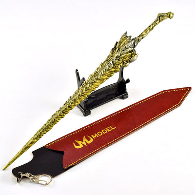 Nakorara　エルデンリング　竜王の岩剣　30cm　ミニチュア　武器モデル　竜王プラキドサクス　アクセサリー　レプリカ　namini010