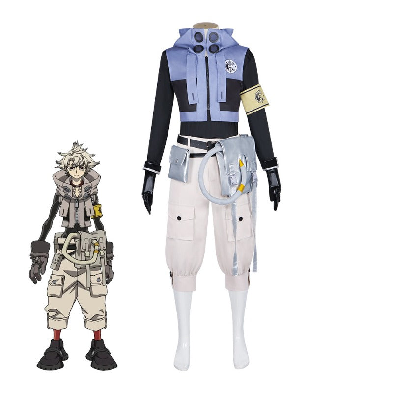 Nakorara　ガチアクタ　主人公 ルド・シュアブレック　コスプレ衣装　仮装　コスチューム　イベント　ウィッグ追加