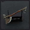 Nakorara ゴッド・オブ・ウォー ラグナロク God of Warシリーズ Kratos 斧  手遊び 16cm ミニ武器 斧 14cm 装備品 合金 塗装済み完成品  東洋剣 武将 インテリア装備品 ゲーム ミニ武器 道具