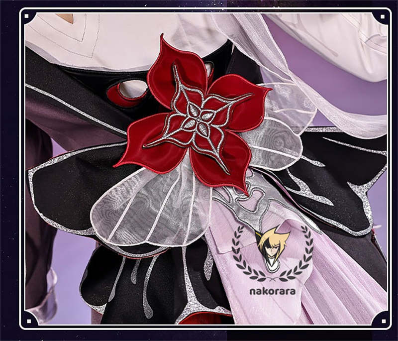 納品　Nakorara　崩壊:スターレイル　長夜月　コスプレ衣装　金属製パーツ　黄金裔　コス　에버나이트　Evernight　ウィッグ+シューズ+傘追加