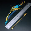 Nakorara　原神　天空の翼　17cm ミニチュア　チェーンブレイカー　武器モデル　キーホルダー　ダイキャスト製　装備品　アクセサリー　武器ファン向け　おもちゃ　レプリカ