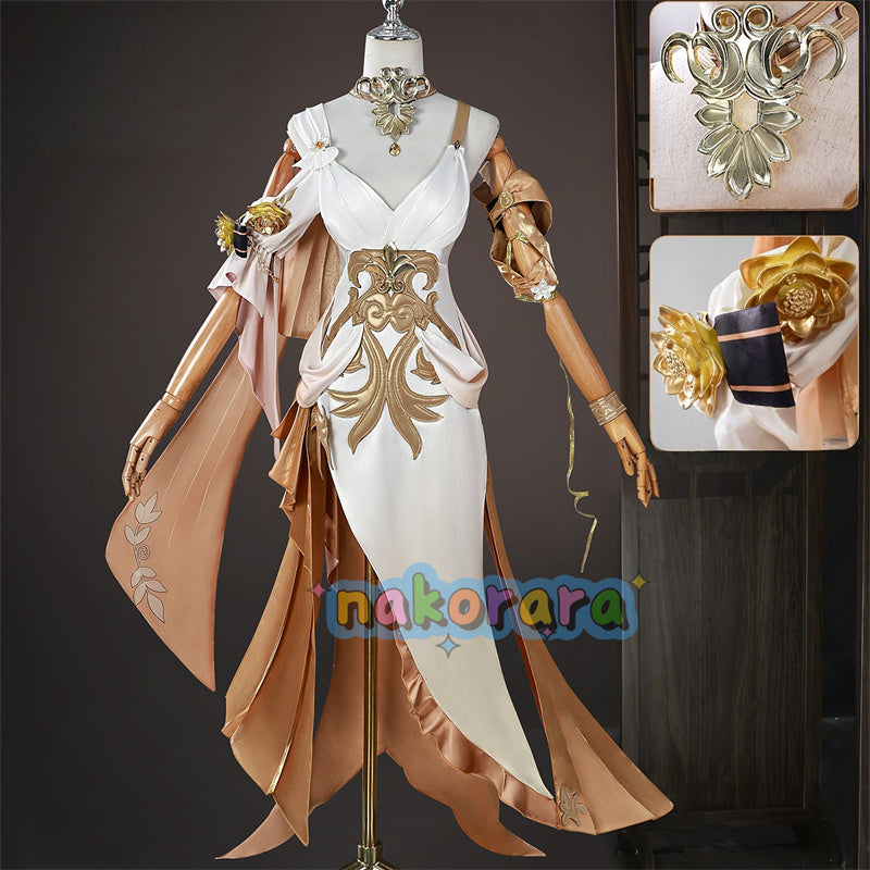 Nakorara 崩壊：スターレイル アグライア ワンピース　黄金裔　オンパロス/オクヘイマ　コスチューム　衣装　金属パーツ