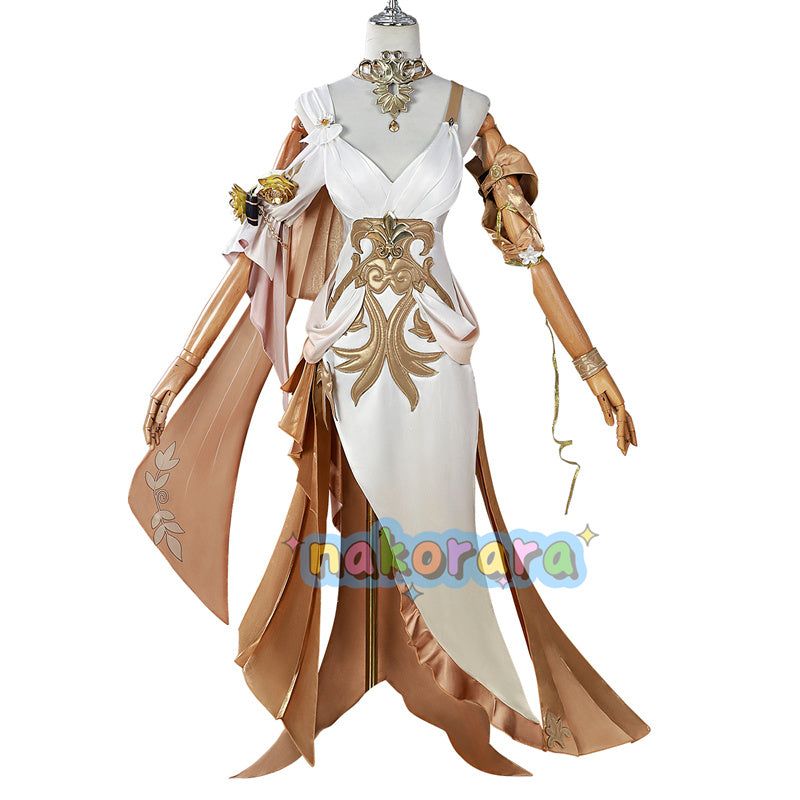 Nakorara 崩壊：スターレイル アグライア ワンピース　黄金裔　オンパロス/オクヘイマ　コスチューム　衣装　金属パーツ