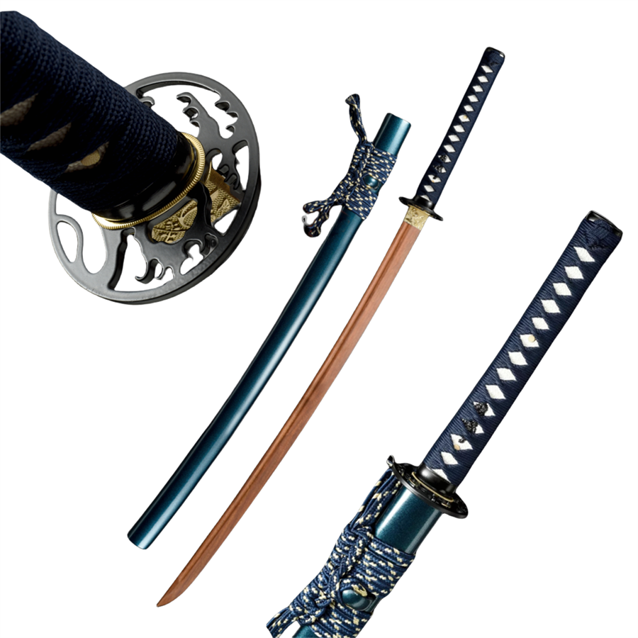 Nakorara 日本風 装飾品　鳳凰の羽　103cm Nakorara　サムライ用　日本刀　武器モデル　汎用刀　仕上げ模造刀　レプリカ　和風　コスプレ道具 唐風　模造刀　木刃　樹脂刃　工芸品　武士刀　サムライ　ソード　ハロウィン