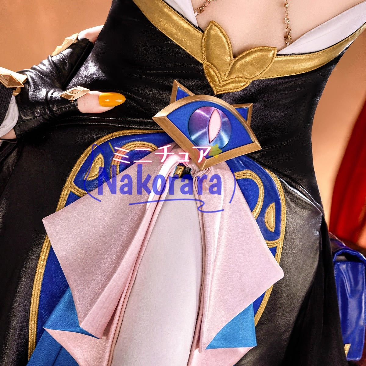 Nakorara 崩壊スターレイル　サフェル　Cipher　オンパロス　コスプレ衣装　コスチューム　イベント　3d樹脂パーツ＋尻尾付き