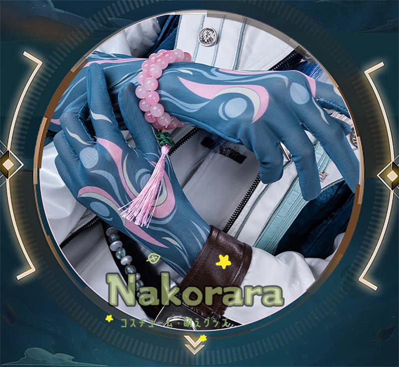 Nakorara　アークナイツ 　易くん　コスプレ衣装　角付き　costume　イベント　角付き　ウィッグ+武器追加可能　  大陸版