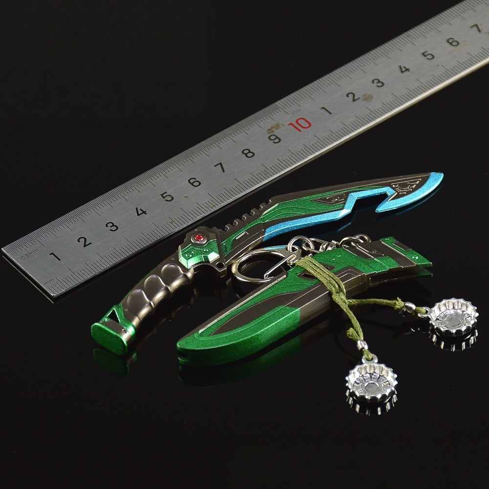 Nakorara APEX　Apex Legends　12cm　バンガロール　緑色　ミニチュア　ダイキャスト製　武器モデル　工芸品　装備品　アクセサリー