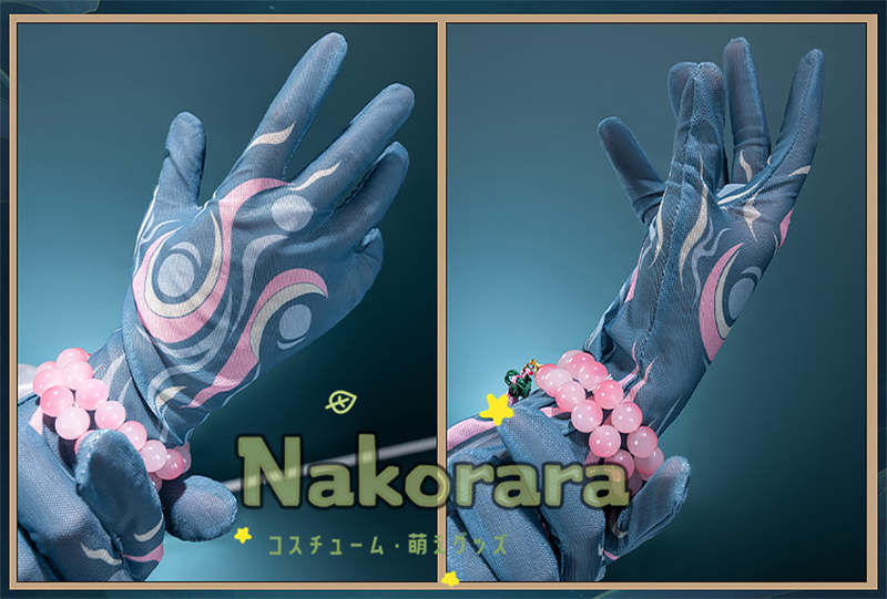 Nakorara　アークナイツ 　易くん　コスプレ衣装　角付き　costume　イベント　角付き　ウィッグ+武器追加可能　  大陸版