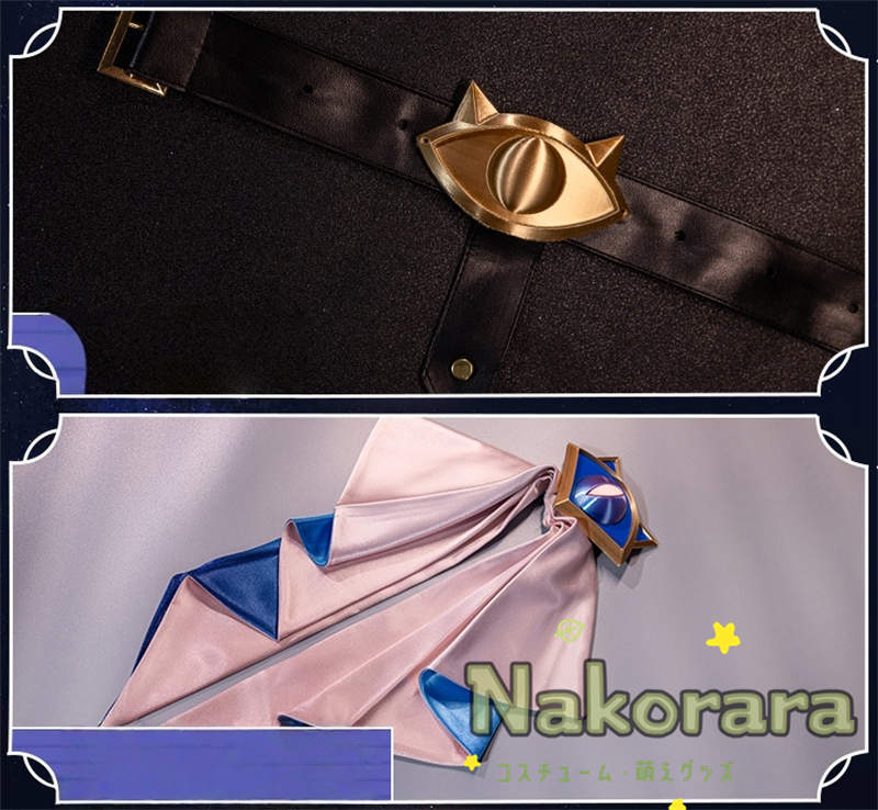 Nakorara 崩壊スターレイル サフェル コスプレ衣装 　3d樹脂製パーツ　セファリア　ウィッグ～シューズ追加可能　costume　Cipher 　仮装　사이퍼