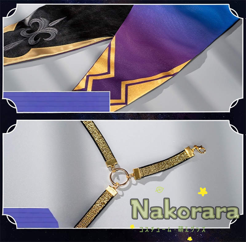 Nakorara 崩壊スターレイル サフェル コスプレ衣装 　3d樹脂製パーツ　セファリア　ウィッグ～シューズ追加可能　costume　Cipher 　仮装　사이퍼