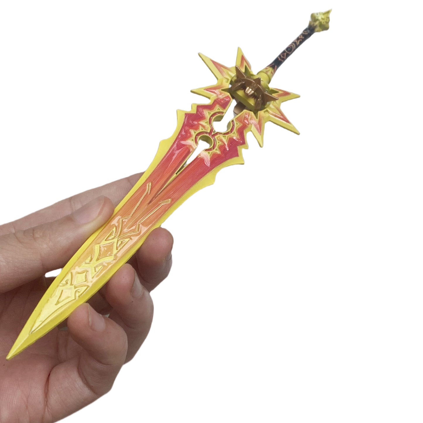 nakorara  原神　マーヴィカ 千烈の日輪　22cm　ミニチュア　武器モデル　ダイキャスト製　アクセサリー　武器モデル