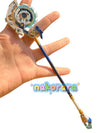 Nakorara 　原神　砕け散る光輪　ミニチュア　イネファ　槍　長柄　モチ武器　22㎝　歯車は回転可能 アクセサリー　ミニ武器　ダイキャスト製　萌えグッズ