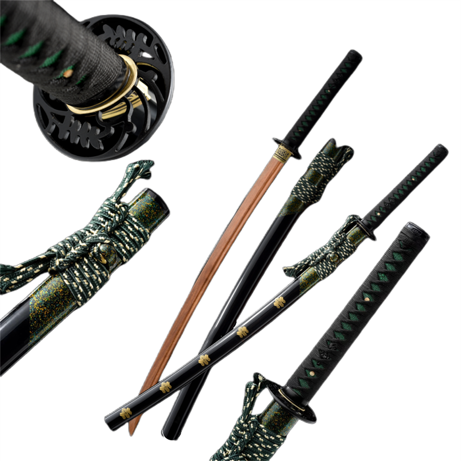 Nakorara 日本風 装飾品　鳳凰の羽　103cm Nakorara　サムライ用　日本刀　武器モデル　汎用刀　仕上げ模造刀　レプリカ　和風　コスプレ道具 唐風　模造刀　木刃　樹脂刃　工芸品　武士刀　サムライ　ソード　ハロウィン