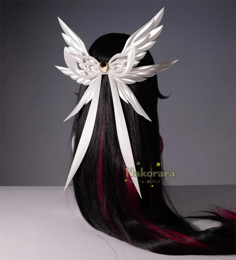 Nakorara　原神　コロンビーナ　執行官・第三位 コスプレ衣装 ナド・クライ　3d樹脂製髪飾り　少女　コスチューム Damselette Columbina　月の少女 イベント　仮装