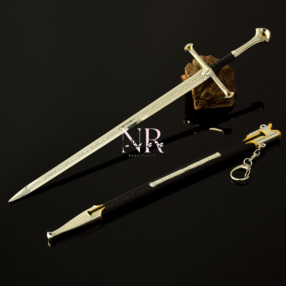 Nakorara　ミニチュア　指輪物語　ナルシル剣　30cm　武器モデル　本格的　アクセサリー　ダイキャスト製　豪華　レプリカ武器